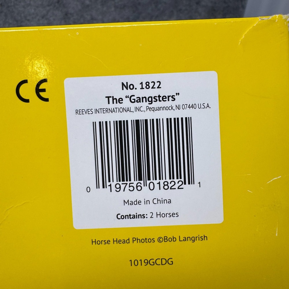 Reeves BREYER The Gangsters #1822 Set Tony Da Pony and Bugsy Maloney 2020 - Picture 10 of 10